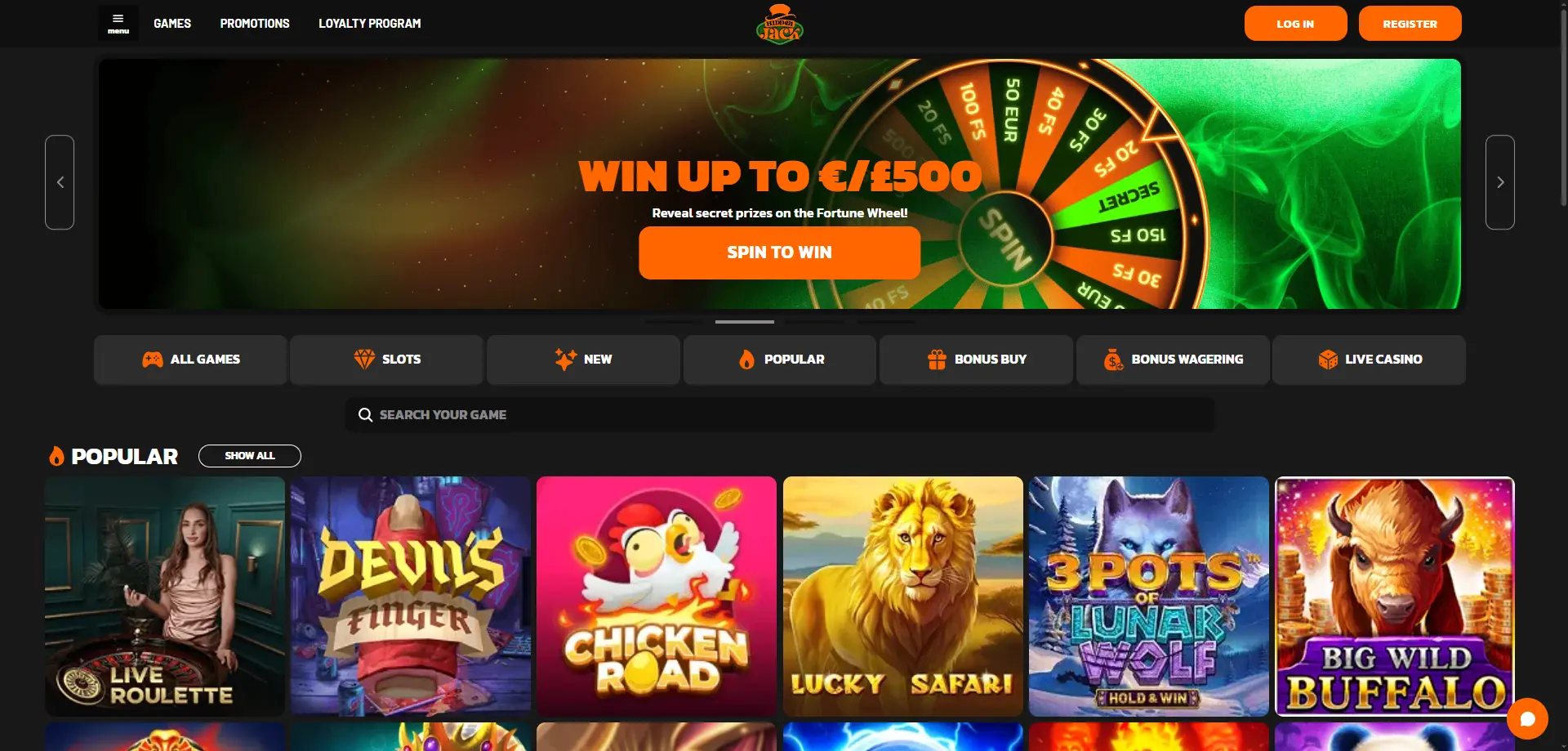 HiddenJack Casino met 5000+ Spellen en Snelle Opnames image 2